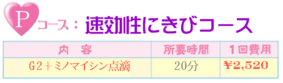 Pコース：即効性にきびコース！